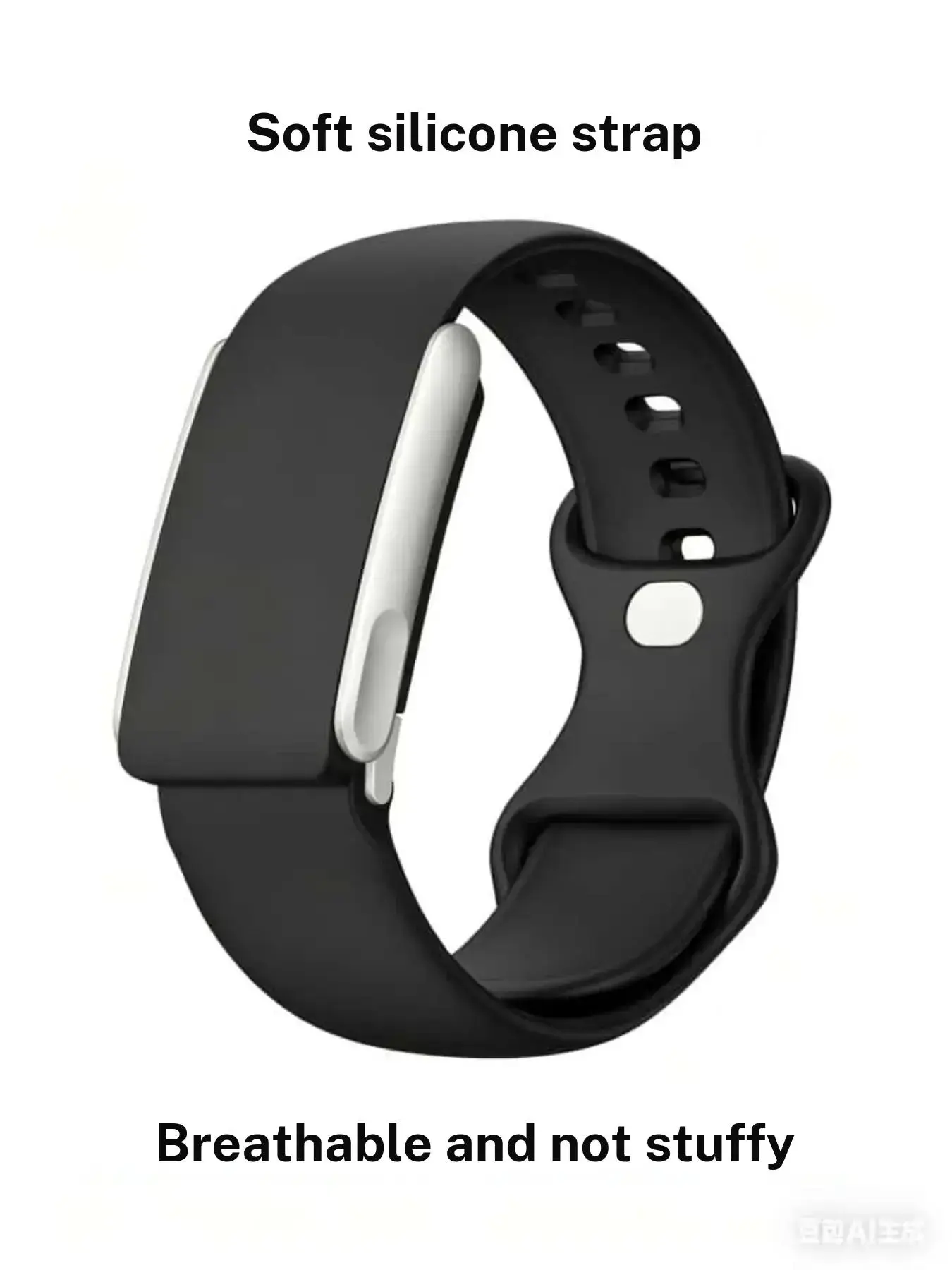Whoop5.0 Sport Band, Unisex Soft Silicone Adjustable Waterproof Replacement Strap, Fits Whoop5.00ne, Peak, Life Models, Not for Gen 4, Smartwatch Replacement Straps, Smartwatch Accessories