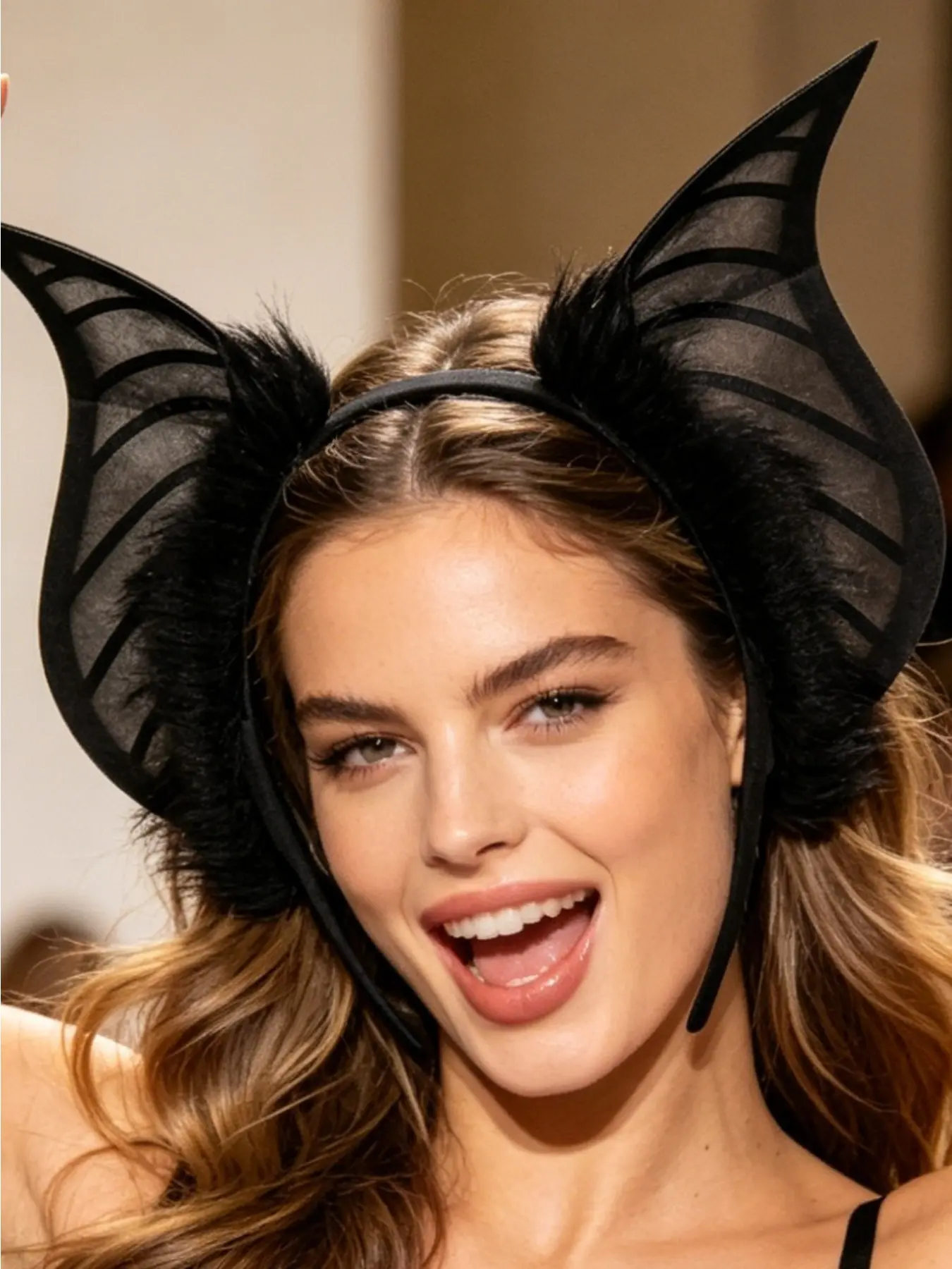 Funny Bat Beast Ears Headband Festival Party Atmosphere Headwear Halloween Cosplay Dress Up Props