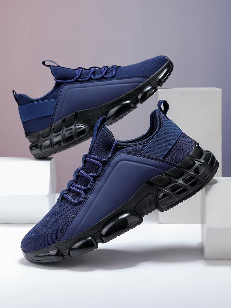 2025 Autumn Winter Men's New Breathable Sports & Leisure Shoes Lightweight Running Sneakers Thick Soled Skateboarding Black Driving Trainers woman men wide fit Breathable Men's Running Shoes