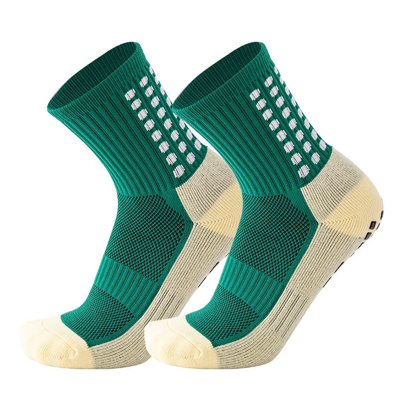 Best-selling thickened towel-soled sweat-absorbing, odor-resistant, anti-slip football sports socks and yoga socks