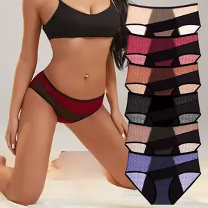Women's 6PCS Plus Size Mid-Rise Reusable Period Underwear, Essential Feminine Protective Gear with Soft Breathable Fabric, Full Leak Protection & Absorbency for Daily Use