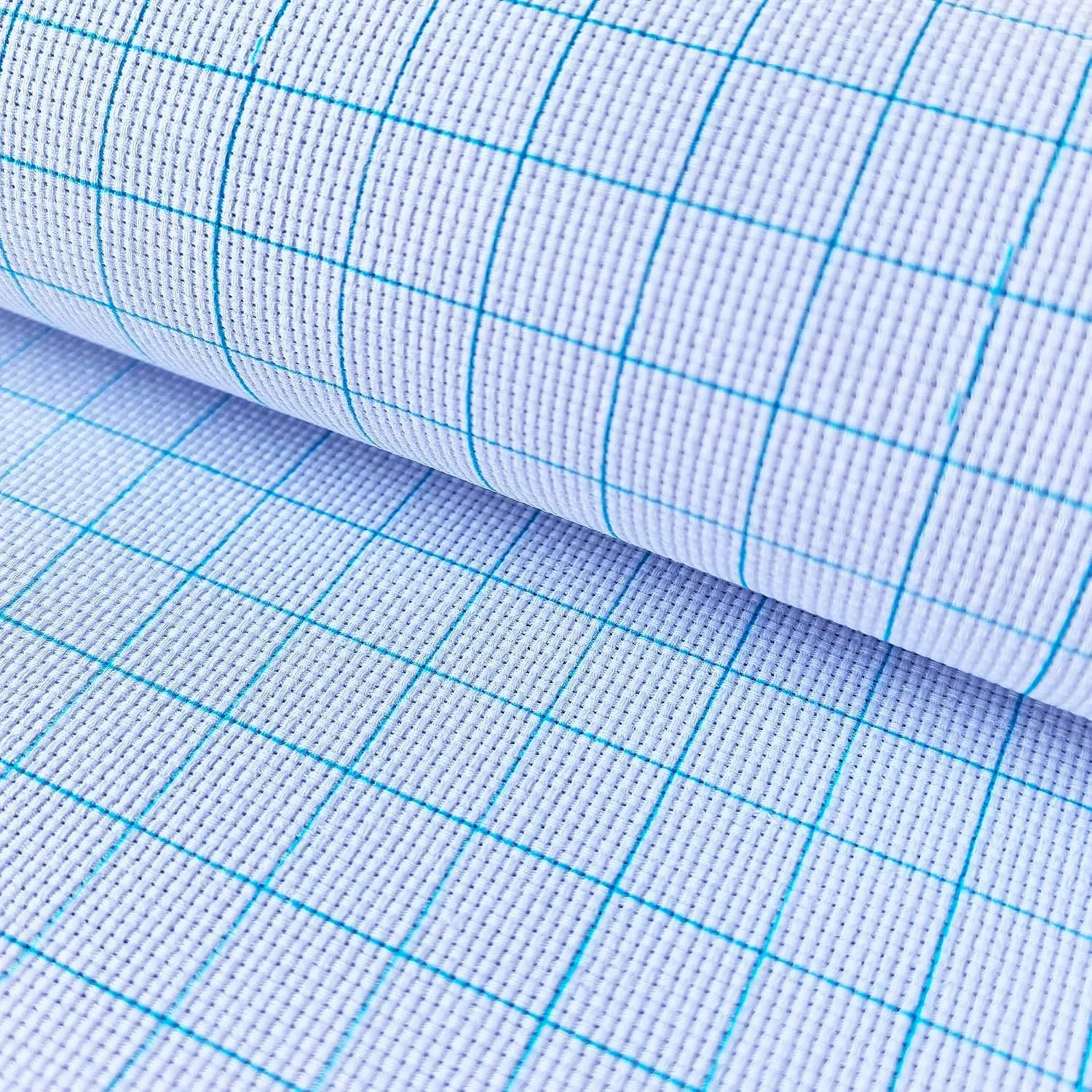 White 16-Count Aida Cotton Embroidery Fabric with Washable Grid Lines – 29" W x 39" L, Perfect for Cross Stitch and NeedleworkGift