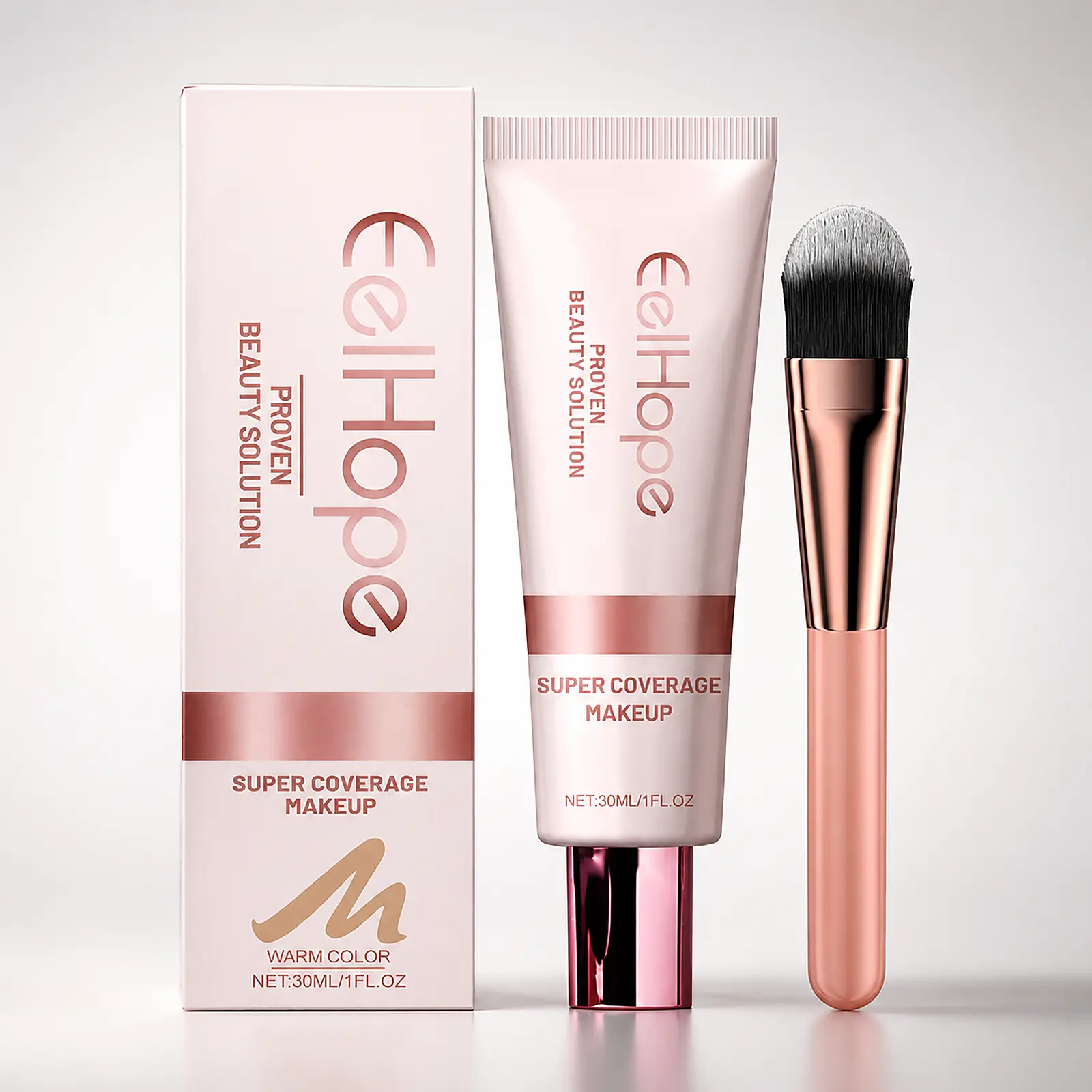 Color Correcting Cream Foundation Cosmetic - Full Coverage, Hydrating, Waterproof, Long-Wear, Smooth, Moisturizing Dark Spot & Discoloration Concealer & Foundation for Combination Skin