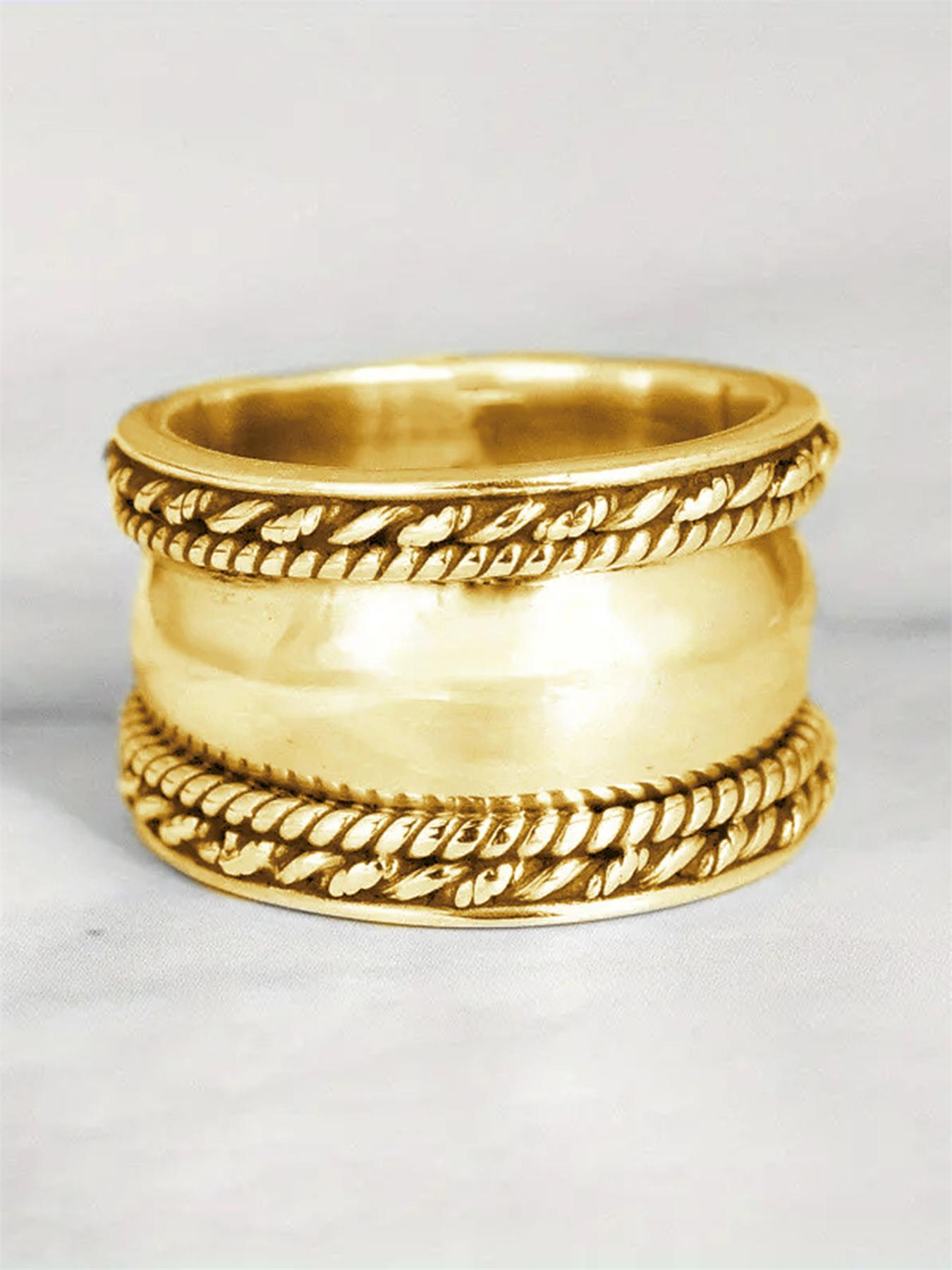 Vintage Style Braided Design Ring, Stackable Rings, Fashionable Jewelry, Fashion Accessories for Women & Girls, Simple Jewelry for Party, Daily Clothing Decor, Trendy All-match & Exquisite Jewelry for Birthday Gift