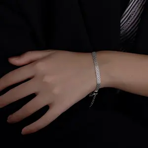 Multi-layer Lace-Woven Round Beads Chain Bracelet, Fashion Costume Jewelry Accessory for Women