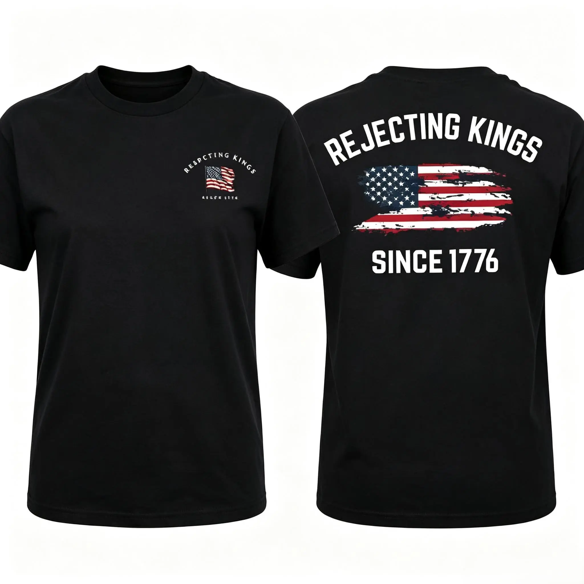 Rejecting Kings Shirt, Since 1776 Shirt, No Kings In America Shirt, Pro Democracy Shirt, Anti Authoritarian Tee,