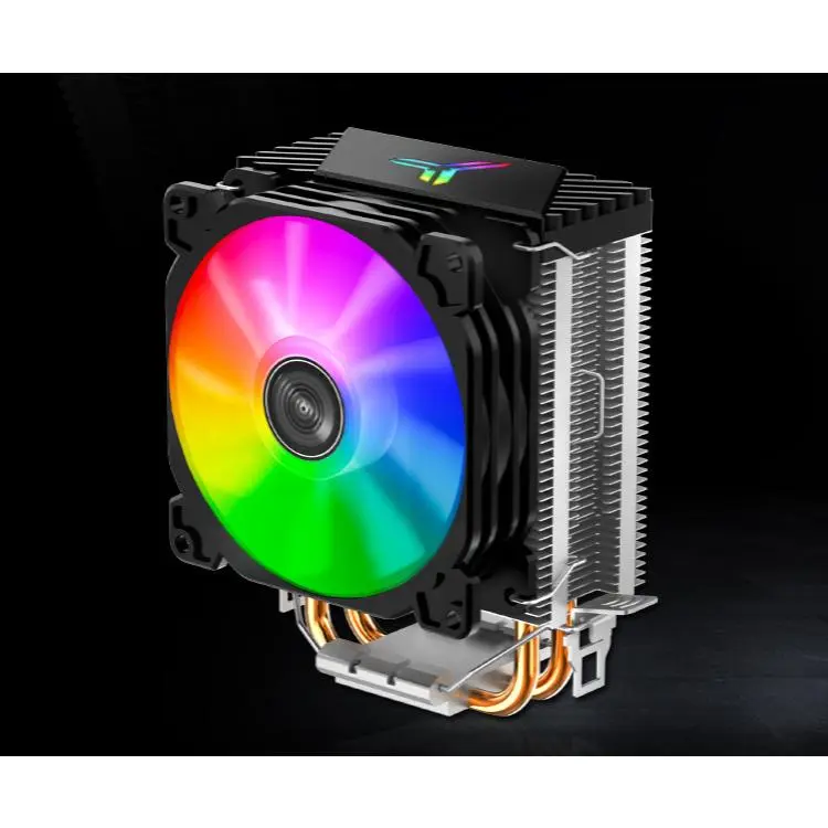 White CPU Air Cooler 4 Heat Pipe Silent Cooling Fan Compatible With 1700 AMD Desktop Computer Processor