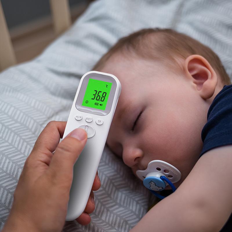 Forehead thermometer, high-precision electronic thermometer, home-use infrared handheld temperature measuring gun, smart thermometer