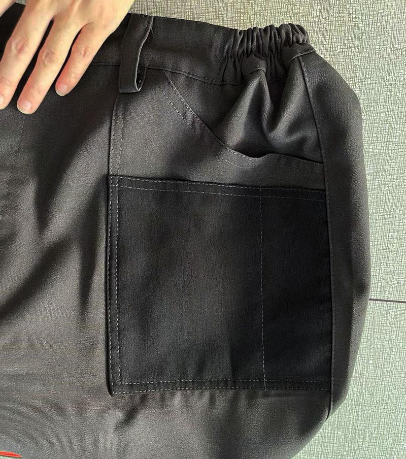 Men's Work Suit with Multiple Pockets Wear-Resistant for Car Maintenance & Work Safety Overalls Menswear Clothes Uniforms Workwear