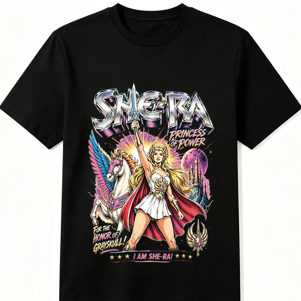 She-Ra Princess of Power Tee |   Vintage 80s Cartoon Graphic cotton Shirt