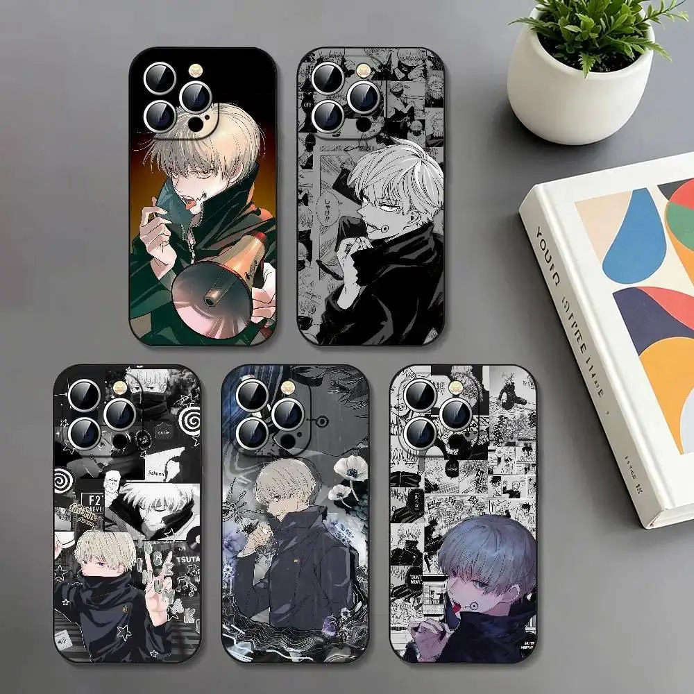 Jujutsu Kaisen Inumaki Toge Anime I Slim Black Shockproof Phone Case Designed for iPhone 11-17 Pro Max/Plus & Samsung Galaxy S23-S25