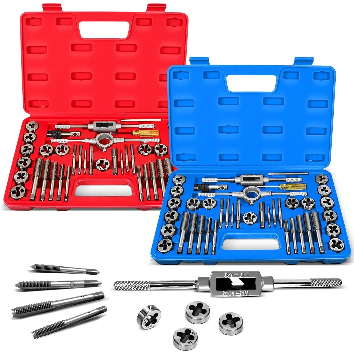 80 count Tap and  Set Metric | M3, M4, M5, M6, M7, M8, M10, M12 Tap Set and  Set | Thread Repair Kits for Threading and Rethreading Internal and External Threads