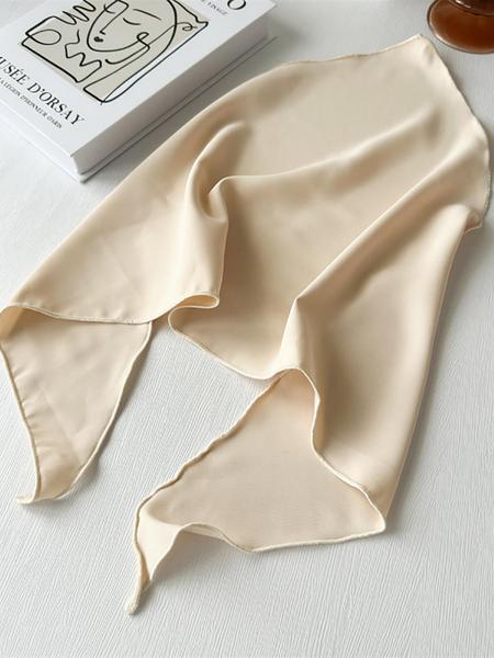 1pc Bohemian Solid Color Triangular Headband, Boho Style Scarf, Photo Prop & Sun Protection Bandanas Head Bandana Hair Scarf