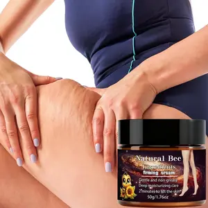 Natural Bee Extract Body Firming Cream,Leg Tightening Cream, Non-Greasy Moisturizing Lifting Lotion For Legs Arms Full Body Skin Care 50g,Containing vitamin E and collagen, easily absorbed, suitable for all skin types