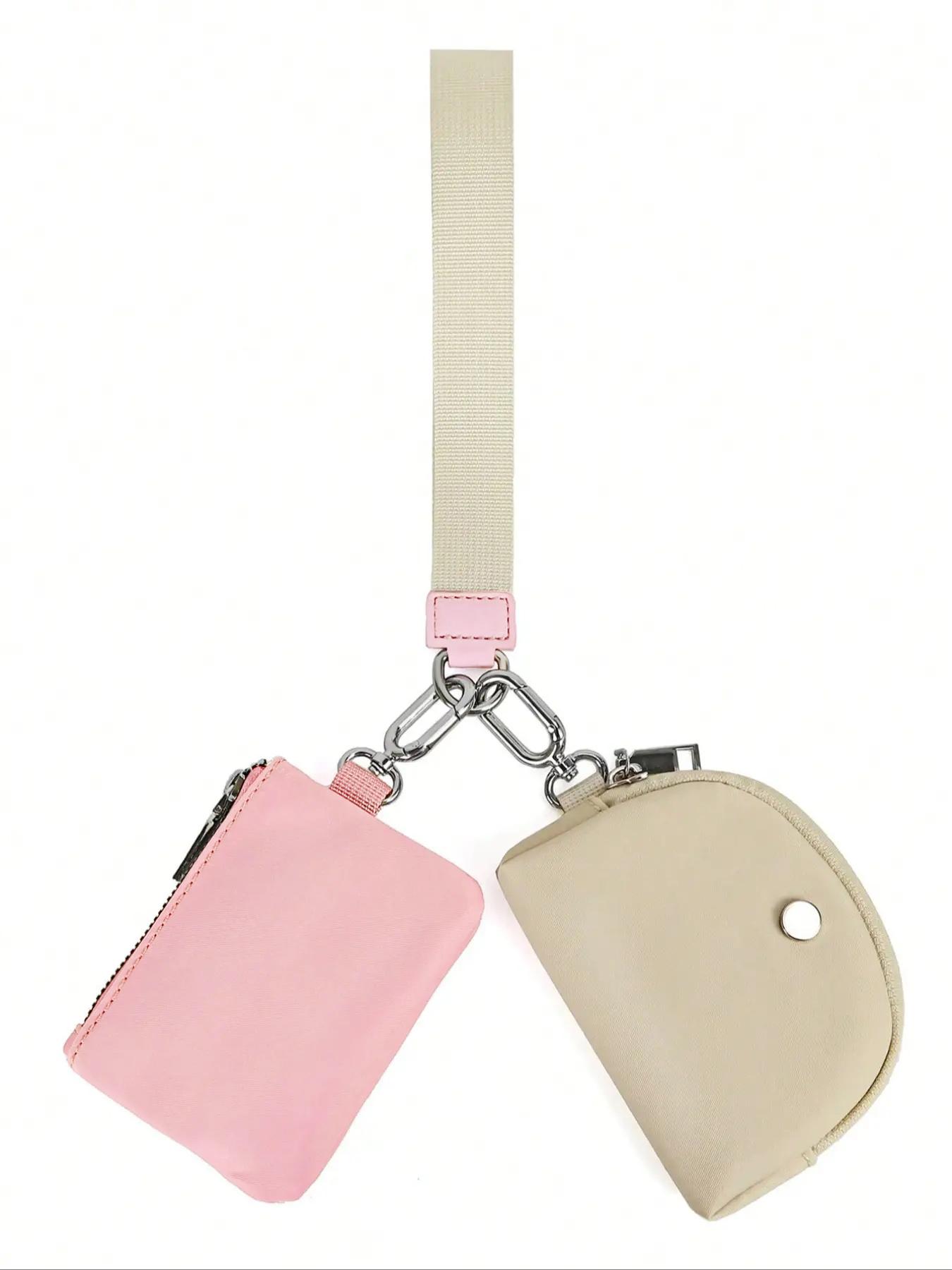 Women's Minimalist Portable Plain Color Wristlets, Casual Trendy Versatile Wristlet, Fashionable Wristlet for Daily Use,  Purses for Women