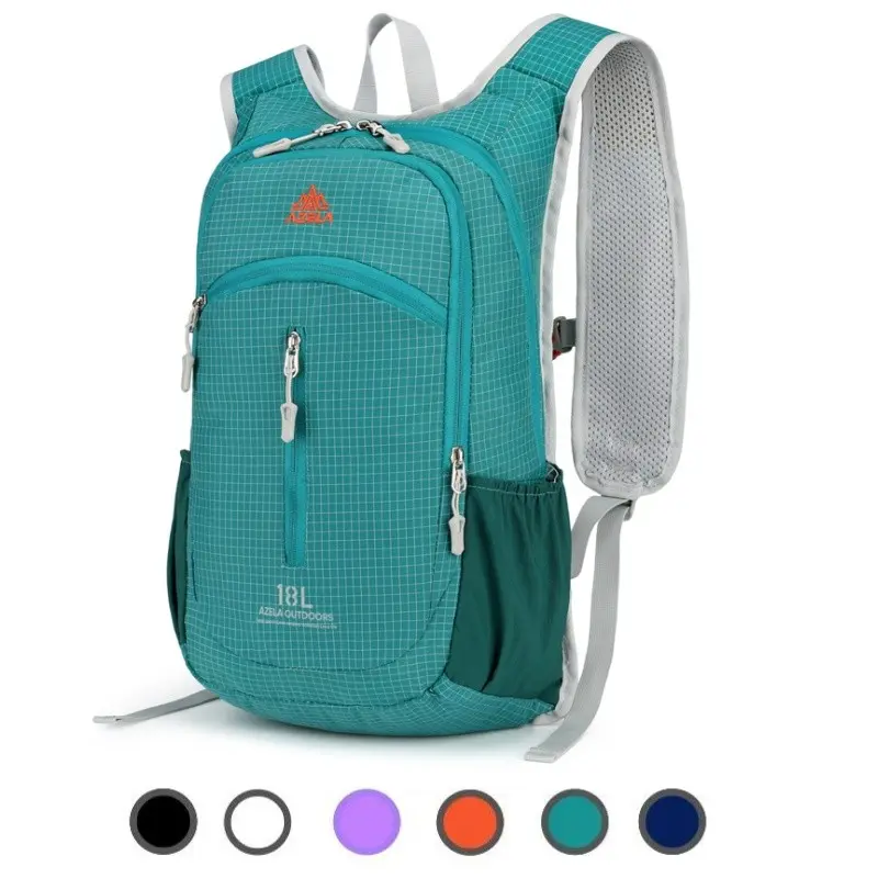AZELA Foldable Lightweight Hydration Backpacks Water-Resistant Multifunctional Unisex Daypack For Hiking Cycling Sport Training Outdoor Day Packs