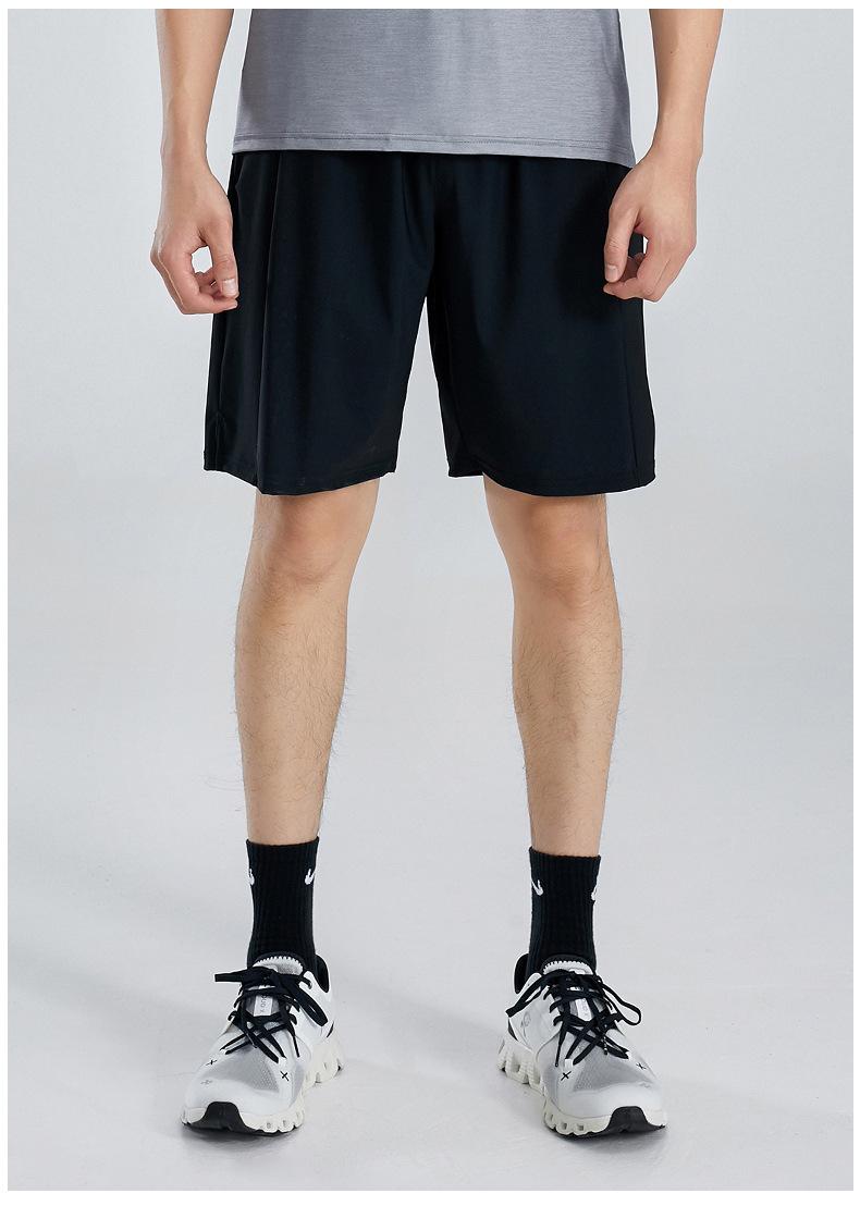 2026 New Men's Breathable Casual Shorts, Ice Silk Thin Quick-Dry Sports Fitness Shorts for Outdoor Running