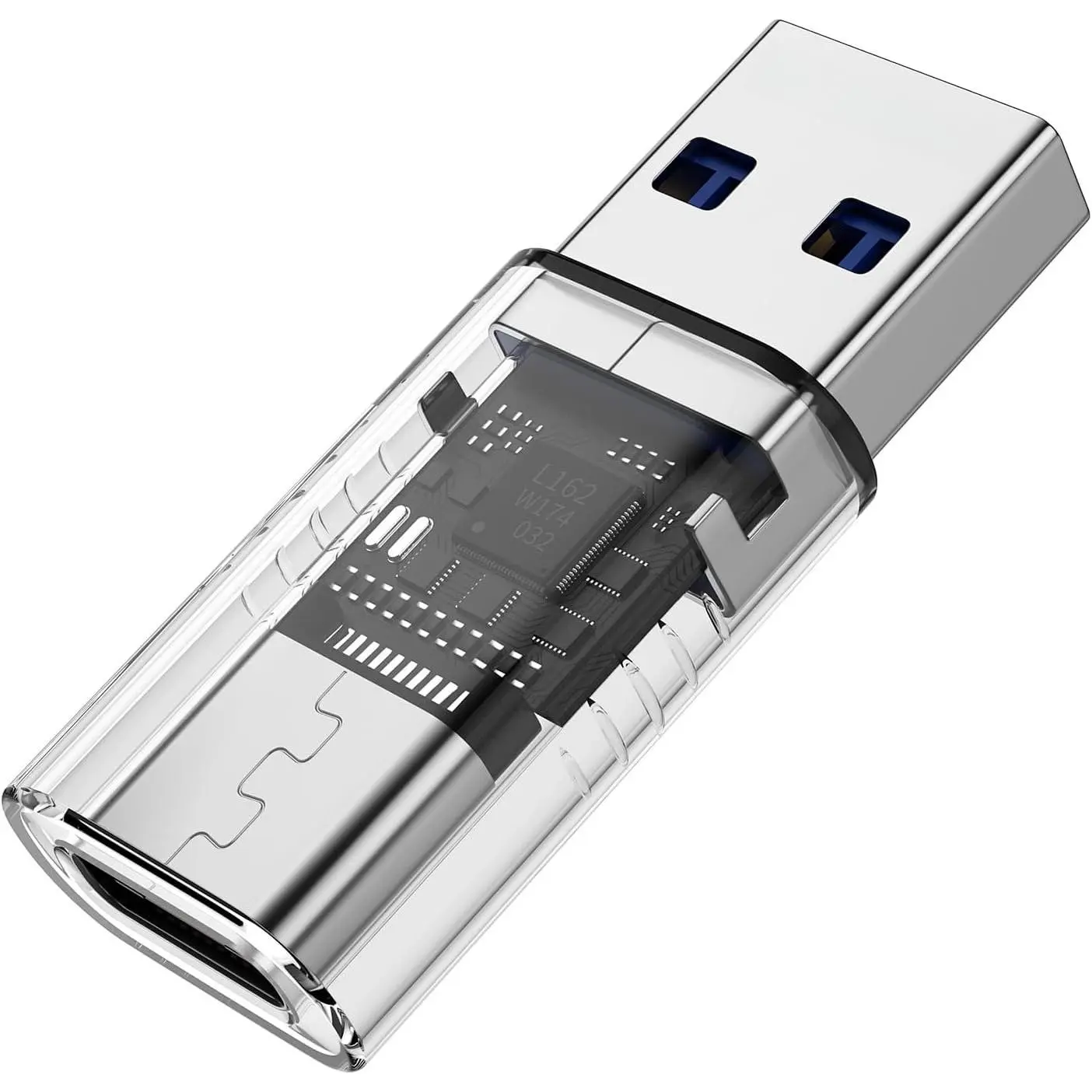 USB C Female to USB Male Adapter, Double-Side 3.0 5Gbps USB A to Type C Converter with -in Chip for Laptop, PC,  to Flash Disk, USB C Headphones, Mobile, Pad