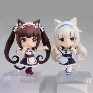Nekopara Nendoroid 1238 Chocolat 1248 Vanilla Anime 10cm Articulated Action Figures Collectible Model Doll Cute Trendy Toys Gift