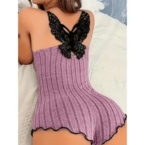 Butterfly Women's Sleepwear Jumpsuit