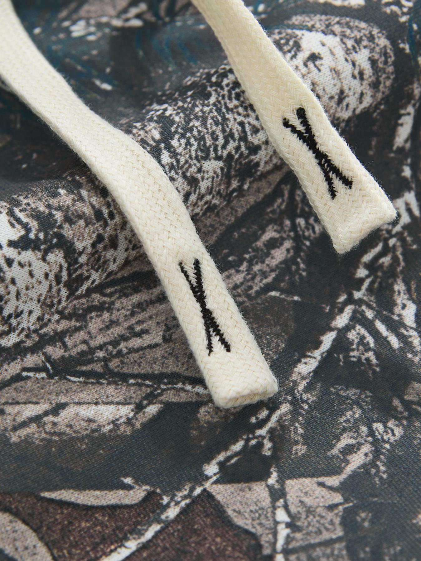 Men's Plants Print Drawstring Waist Sweatpants, Regular Fit Casual Comfy Pants for Daily Outdoor Wear, Men's Trousers for All Seasons, Pants for Men