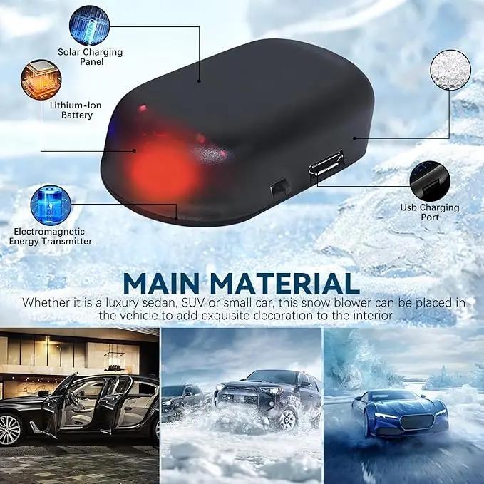 Electromagnetic Car Snow & Ice Remover Antifreeze Instrument Automatic Winter Windshield Defroster for Outdoor Parking Effortless Defrosting Winter Essential
