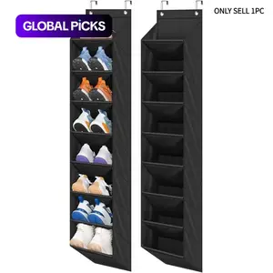 Wall-Mounted Shoe Storage Rack, Multi-Layer Shoe Storage Bag (1 or 2 Pack), Space-Saving Durable Storage Household Home Organizer for Living Room, Bedroom and Closet, Shoe Storage Compartments #GLOBAL PICKS
