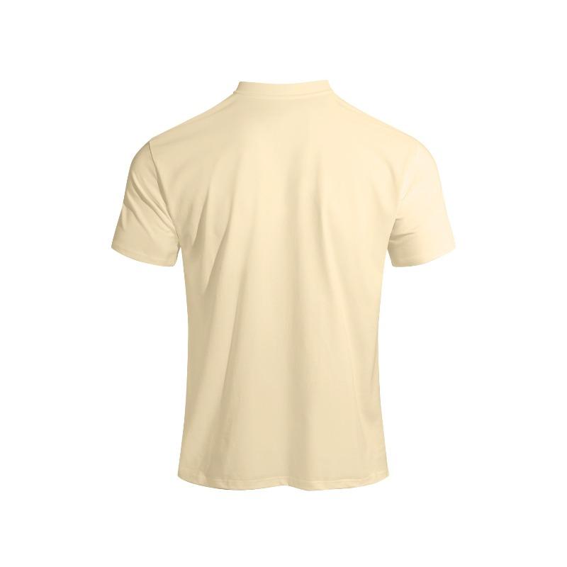 Summer Men's Simple Solid Color Fashion Leisure Sports Fit Inside Wholesale Short-sleeved T-shirt Men