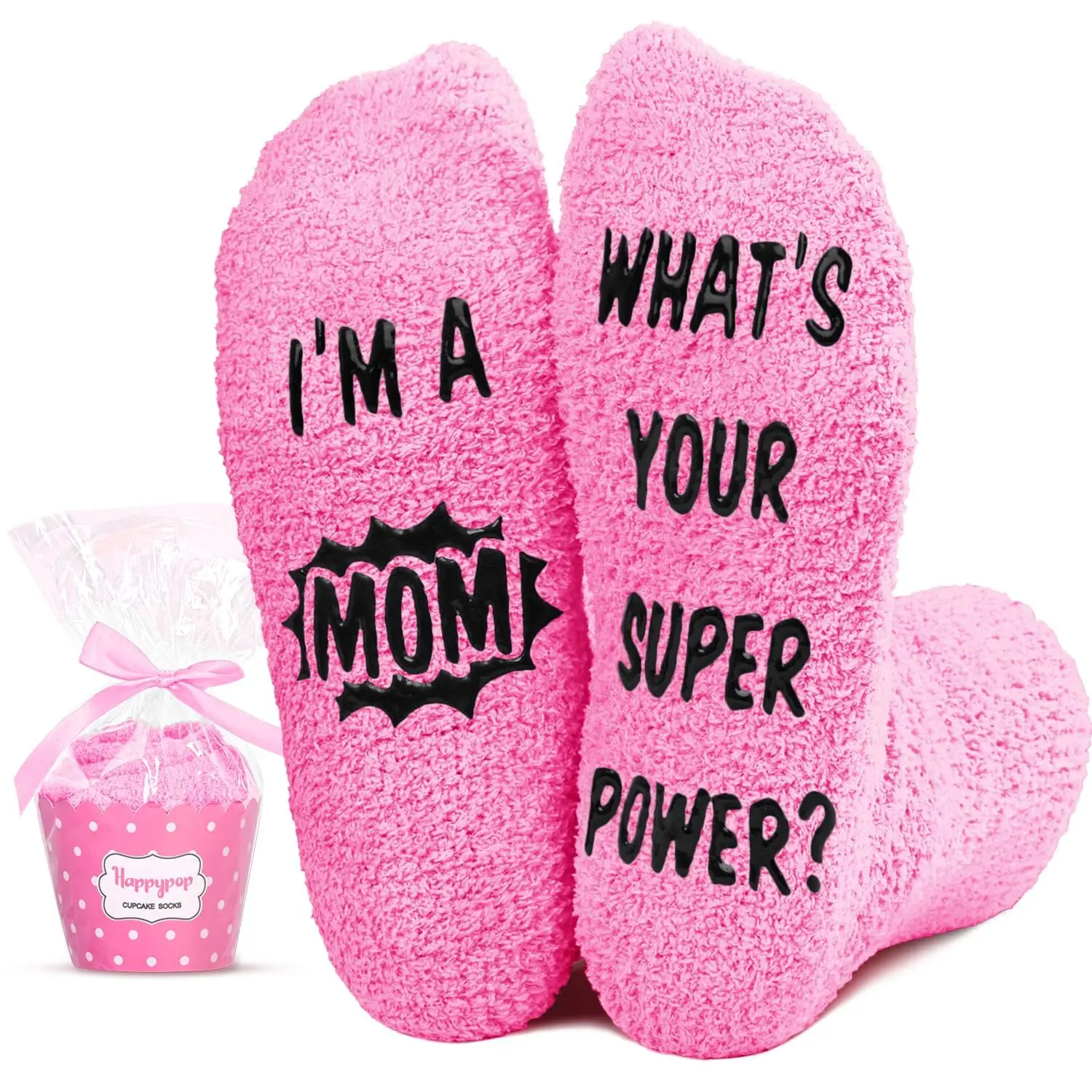 HAPPYPOP Socks For Her Women - Mothers Day Gifts For Mom, Best Presents For Elderly Mom, Great Mother Mama Stocking Stuffers