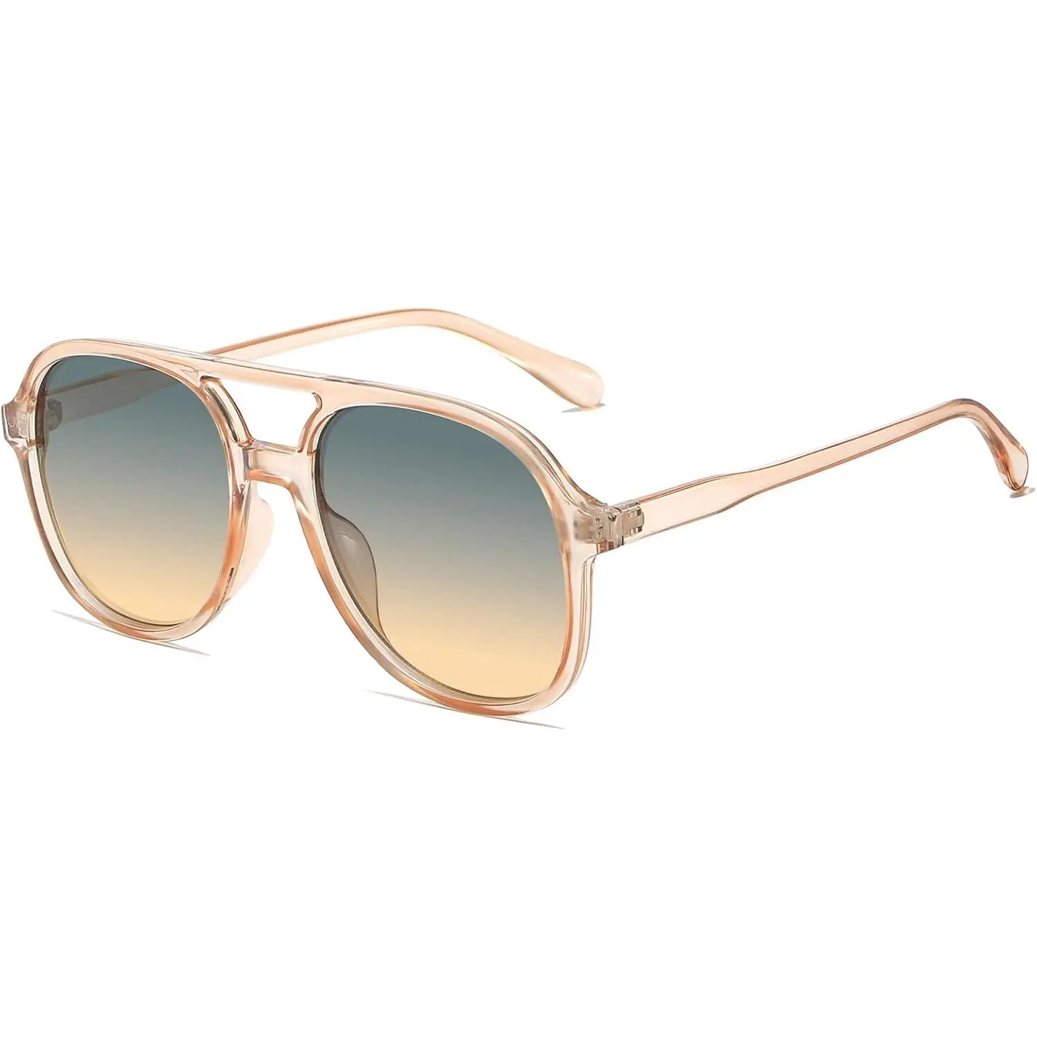 Outdoor sports Retro Aviator Sunglasses for Women Men Classic 70s Vintage Trendy Square Aviators Sun Glasses