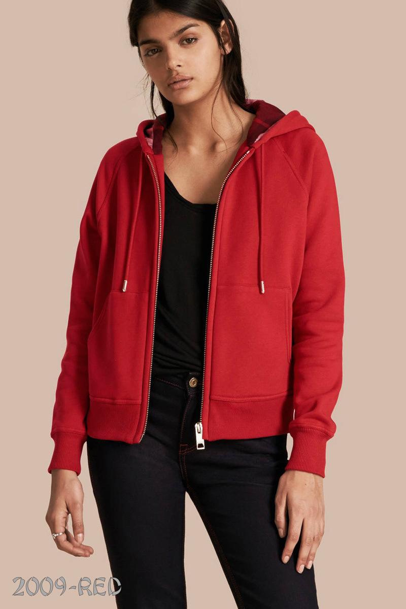 High-Quality British Style Hooded Sweatshirt for Men and Women, Women's Jacket, Full Zip Cardigan, Customizable Embroidery