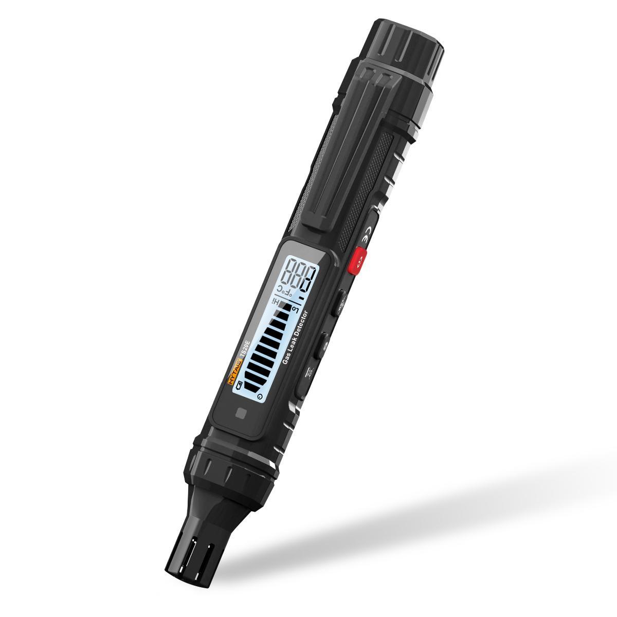 HYTAIS Portable Gas Leak Detector Safety, Battery Required Handheld Natural Gas Sniffer High Sensitivity with LCD Display, Combustible Gas Detector