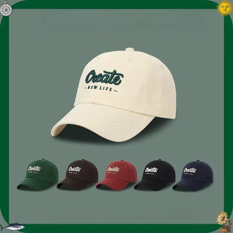 New Baseball Cap With Letters Soft Top Dad Hat For Sun Men Women Outdoor Sports Cotton Cap For Travel School Shop Daily Wear Fashion Gift Good Hat Black White Red Green Blue Brown New Cap Hat
