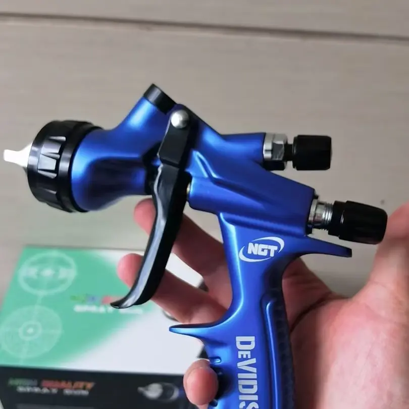 Devidiss Pro 600ML Hvlp Spray Gun, Professional Cold Airless Paint Sprayer, DIY Car Furniture Coating Tool, 1.3mm Nozzle Pressure, Paint Spraying Tool, Spray Painting Tool