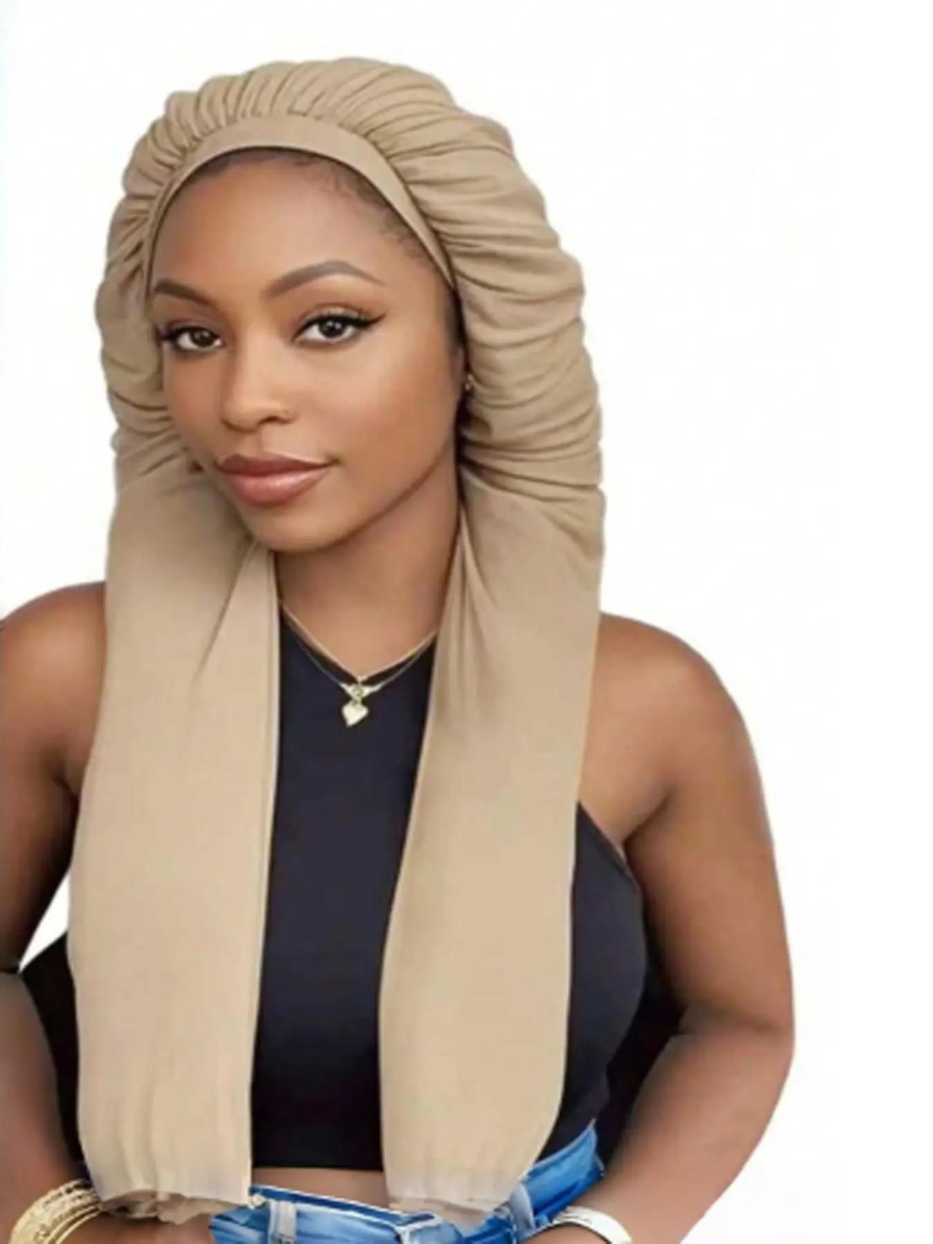 Dual-Use Soft Breathable Long Hair Sleep Cap, Fashion Smooth Comfort, Ideal for Braided Sleep Headscarf, High-Quality Women's Braided Sleep Cap, Sleep Bonnets, Sleeping Bonnet