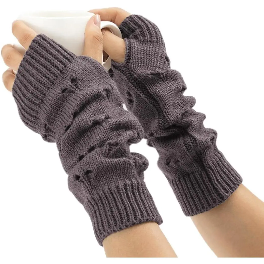 Gloves Fairy Grunge Accessories Ripped Glove Crochet Glove Grunge Clothes Y2k Fairy Grunge Aesthetic Arm Sleeve New model
