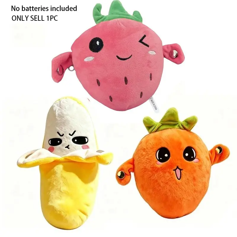 Soft Plush Musical Interactive Plush Toy with Sounds Dual Mode Educational Toy Gift for Kids All Ages (Batteries not included) Soft Adorable Stuffed