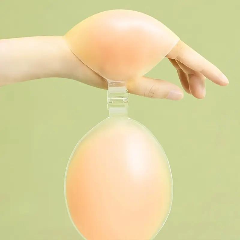 Silicone Invisible Strapless Bra, Self-adhesive Strapless Pusher Nipple Cover, Lingerie and Lingerie Accessories, Womenswear