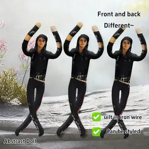 Michael Jackson Cosplay Prop Doll Plush Stuffed Figure Dolls Room Decoration Abstract Joint Mobility Props Gift Room Decor