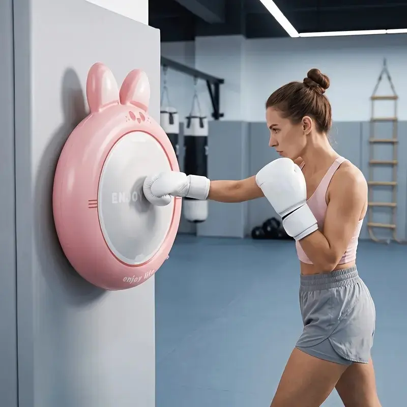 Inflatable Boxing Wall Target, Adhesive Boxing Pad, Portable Hanging Boxing Dummy, Home Fitness Training, Stress Relief, Indoor Outdoor Use, Creative Gift, Boxing Training Equipment