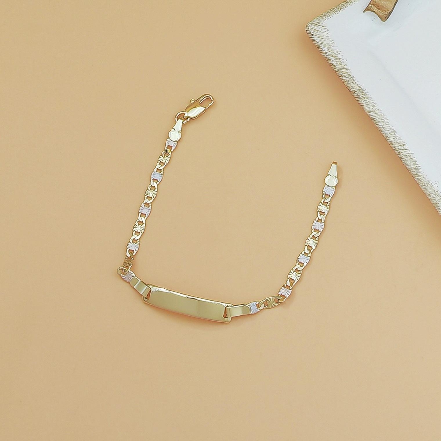 Custom Engravable Curved Bar Bracelet for Men & Women 3 Color Polished Blank ID Bar Handmade DIY Jewelry Minimalist Personalized Unisex Gift for Couples & Friends