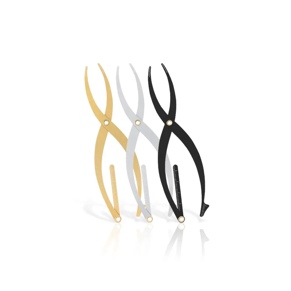 Fourth Generation Proportional Eyebrow Ruler, Golden Ratio Tattooing Tool, Three-Point Balancing Eyebrow Card, Makeup Fixer, Eyebrow Helper