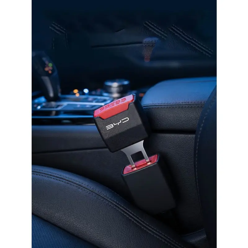 Easy Installation Safety Seatbelt Lock Buckle Plug Heavy Duty Universal Fit Seat Belt Extension Clip Electric Vehicle Accessory for BYD Atto 3 Dolphin Seal Han Tang Song Plus Sealion 6 Destroyer 05 Accessories