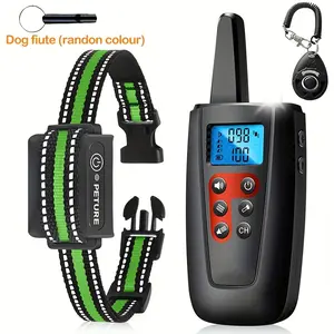 3300ft Dog Training Collar with Remote, No Shock, Vibrating Dog Collar, Rechargeable Waterproof, for 10-100lbs Dogs, 3 Modes