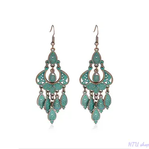 Boho Ethnic Style Dangle Drop Earrings, Vintage Tassel Design Earrings for Women & Girls,  Fashion Accessories Party Dating Daily Wear Gifts