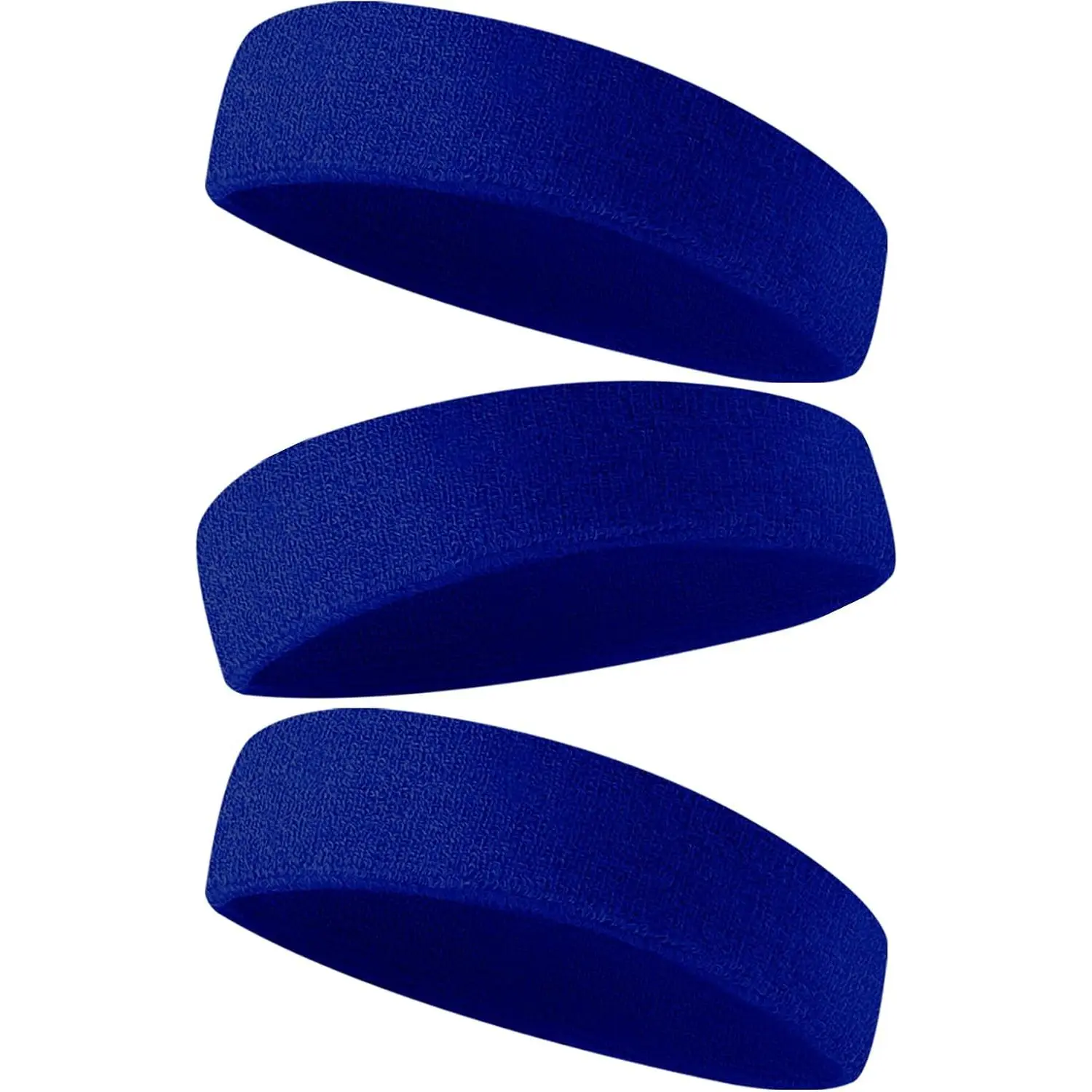 Sweatbands  Headband for Men & Women - Terry Cloth -Wicking  Towel Headband for Tennis, Basketball, Running, Gym, and Fitness Working Out