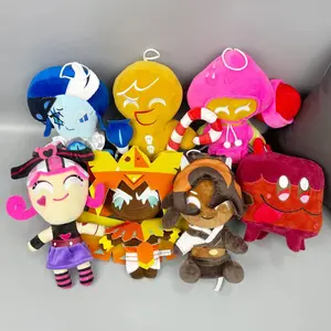 Popular Milk Cookie Mushroom girl Plush Run Kingdom Demon Plush Toys  Cartoon Game Cute Stuffed Doll Soft Pillow Toy Gifts