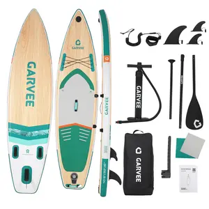 Stable Inflatable Paddleboarding Paddle Board for Adults & Youth – 11.5ft Paddleboard, Wide Non-Slip EVA Deck, Triple Fin, Camera Mount, Complete Kit with Paddle, Pump, Backpack, Leash – Ideal for Fishing, Yoga, Touring