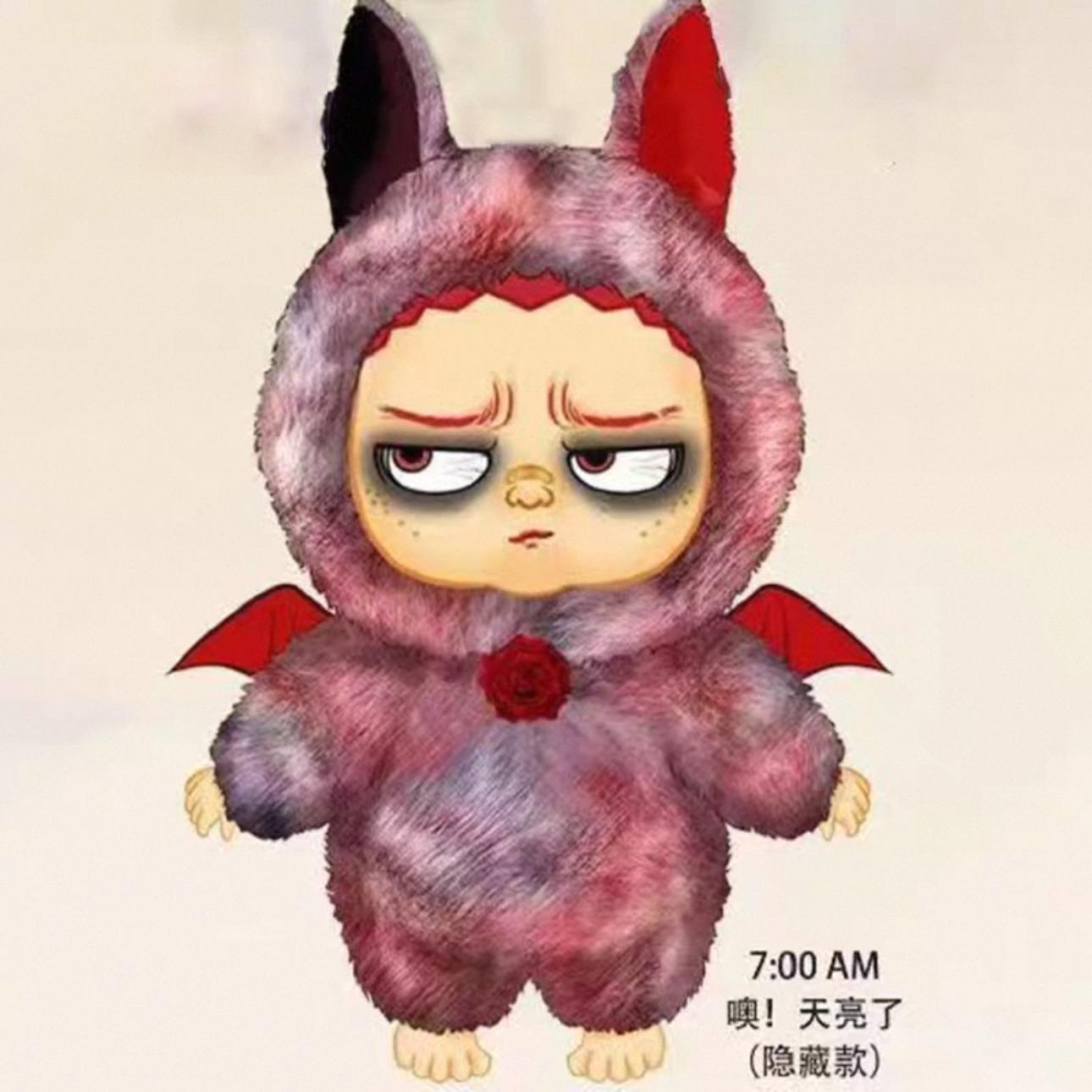 Grouchito Stay Up Late Overnight Alert Plush Blind Box