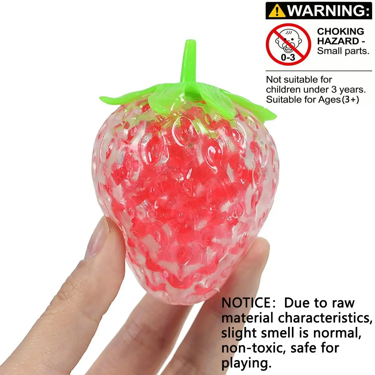 Stress Relief Strawberry Bead Toy, Quick Bounce Squeeze, Office Stress Reliever, Perfect Gift for Holidays and Parties, Stress Relief Fidget, Stress Relief Gadgets, Stress Relief Tools